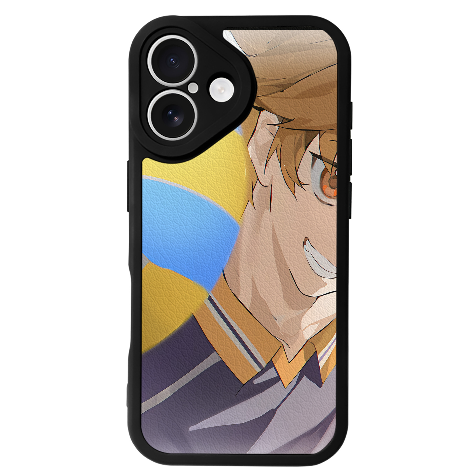 （画像用） ハイキュー!! Haikyu!! 【iPhone 16シリーズ対応】シリコンスマホケース（レザー調） 材質：シリコン